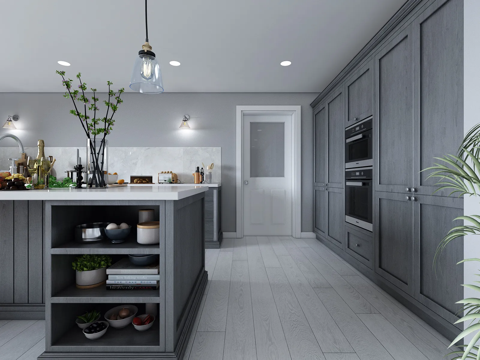 grey kitchen